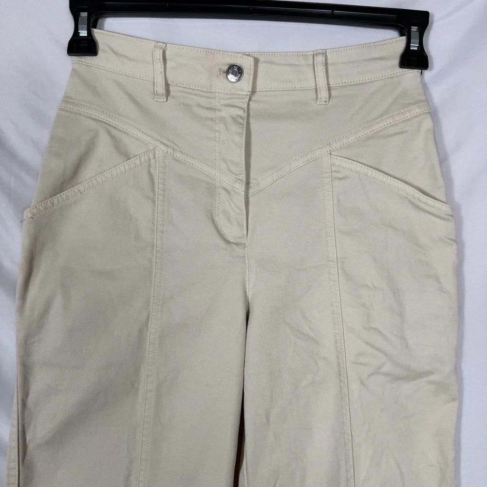 Aritzia Wilfred Free “Archer Pant” High Rise Utility Pants. Size 0. In Birch Hue - Picture 8 of 16